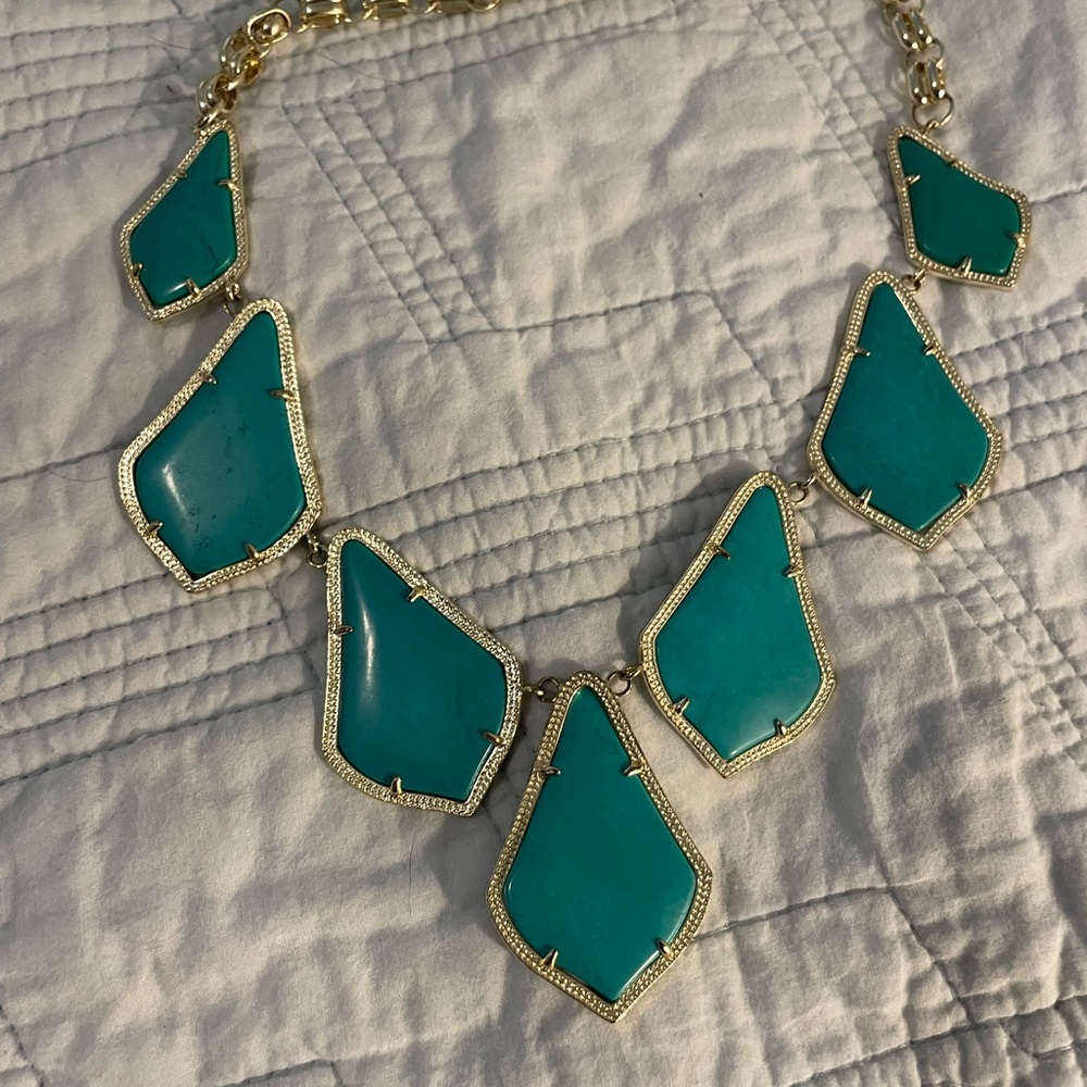 Teal Statement Necklace